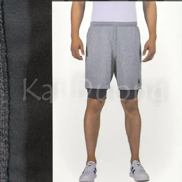 Spyder Men's tech Knit short Black , Gray - Picture 12 of 16